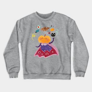 Kobocha and Halloween Sweets Crewneck Sweatshirt